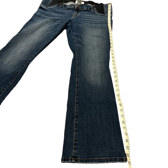 INGRID & ISABEL Isabel Maternity Jeans Sz 12 Skinny Bootcut Elastic Waist - Picture 6 of 10